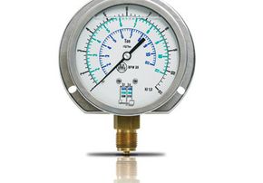 Axle load pressure gauge